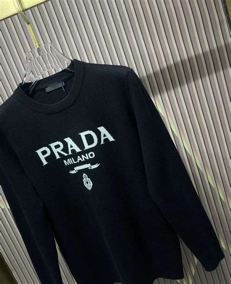 pink prada sweater|prada milano sweatshirt.